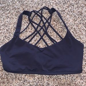 Navy Lulu Lemon Sports Bra